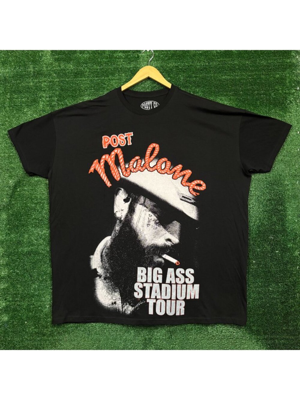 Post Malone Big A** Stadium Tour Oversized Shirt size one size